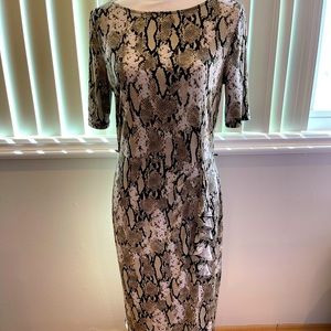🐍 Snake Print Stretchy Jones NY Dress 🐍